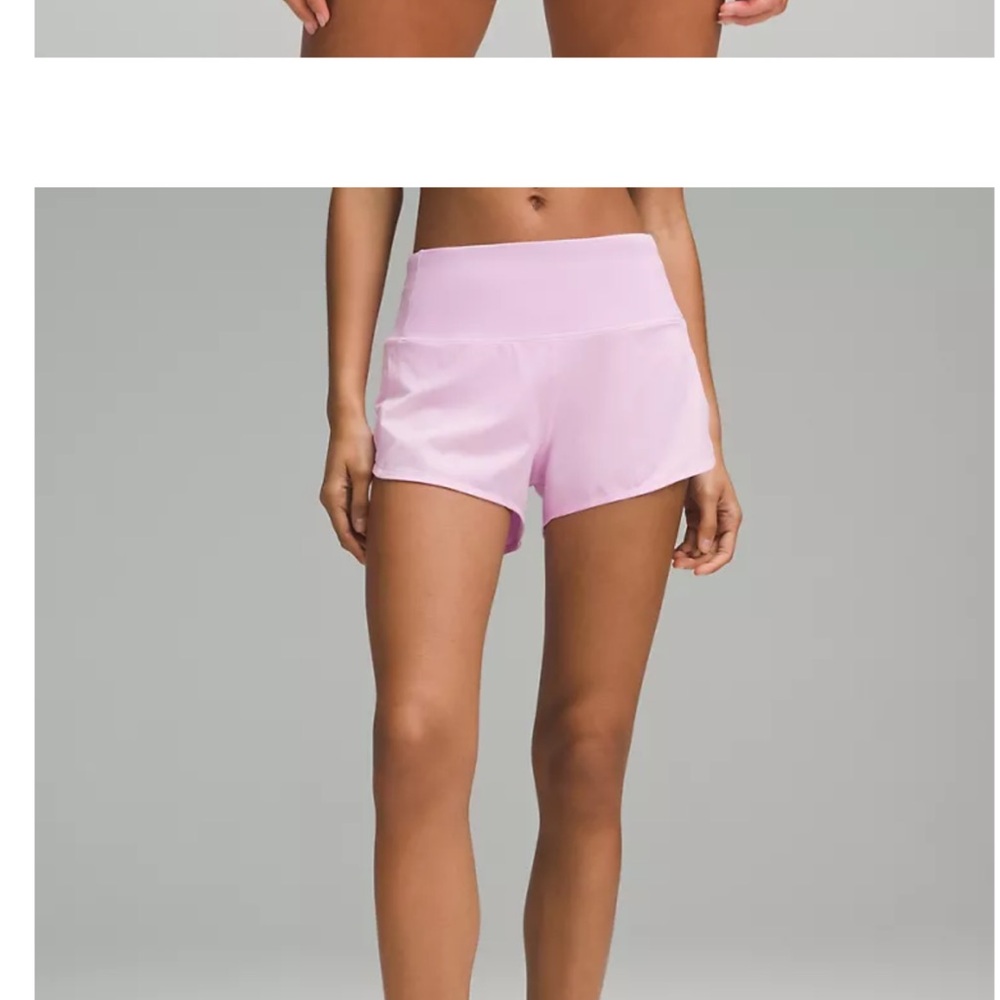 Lululemon Athletica speed up vita Pink Athletic Shorts